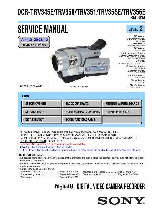 Сервисная инструкция Sony DCR-TRV345E, DCR-TRV350, DCR-TRV351, DCR-TRV355E, DCR-TRV356E (Level 2) ― Manual-Shop.ru