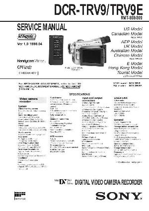 Сервисная инструкция Sony DCR-TRV9E, DCR-TRV9 ― Manual-Shop.ru