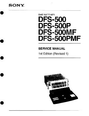 Сервисная инструкция Sony DFS-500 ― Manual-Shop.ru