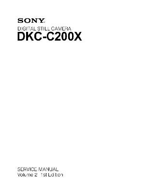 Сервисная инструкция Sony DKC-C200X, VOL2 ― Manual-Shop.ru