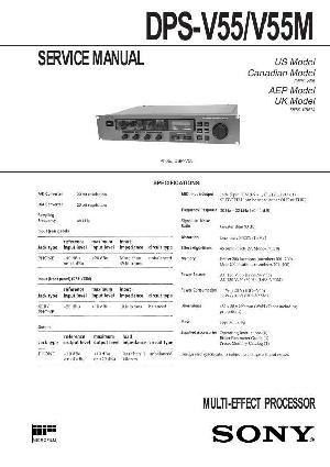 Сервисная инструкция Sony DPS-V55, DPS-V55M ― Manual-Shop.ru
