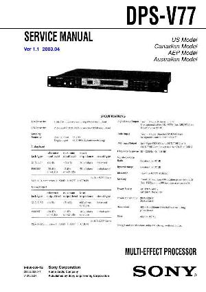 Сервисная инструкция Sony DPS-V77 ― Manual-Shop.ru