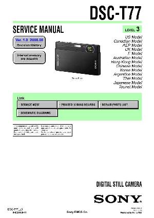 Сервисная инструкция Sony DSC-T77 level3 ― Manual-Shop.ru