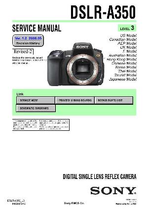 Сервисная инструкция Sony DSLR-A350 LVL3 ― Manual-Shop.ru