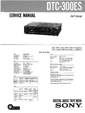 Сервисная инструкция Sony DTC-300ES ― Manual-Shop.ru