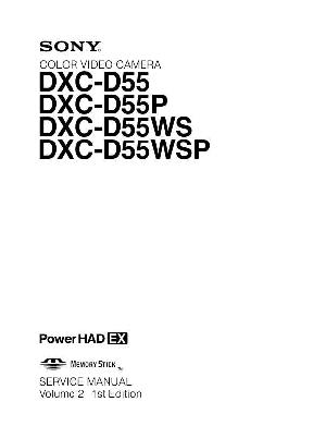 Сервисная инструкция Sony DXC-D55, VOL2 ― Manual-Shop.ru
