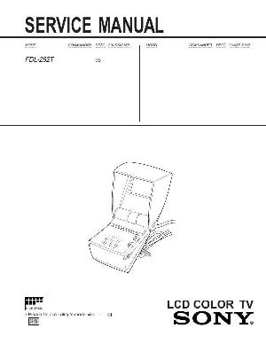 Сервисная инструкция Sony FDL-252T ― Manual-Shop.ru