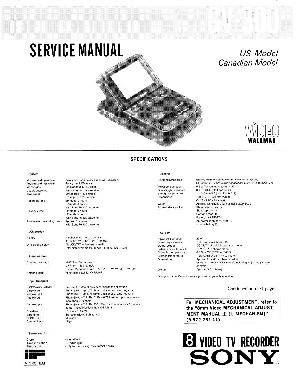 Сервисная инструкция Sony GV-300 ― Manual-Shop.ru