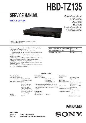 Сервисная инструкция Sony HBD-TZ135 (DAV-TZ135) ― Manual-Shop.ru