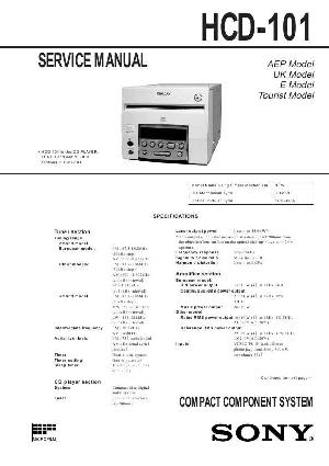 Сервисная инструкция Sony HCD-101 (CMT-101) ― Manual-Shop.ru