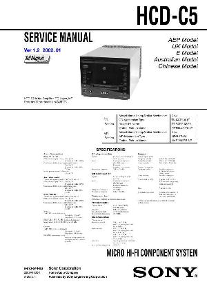 Сервисная инструкция Sony HCD-C5 (CMT-C5) ― Manual-Shop.ru