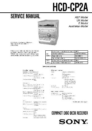 Сервисная инструкция Sony HCD-CP2A  ― Manual-Shop.ru