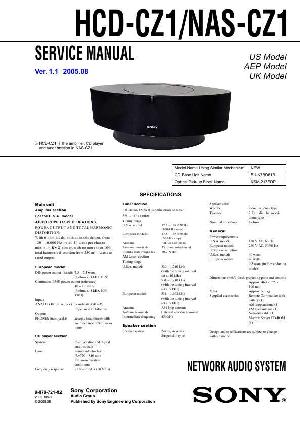 Сервисная инструкция Sony HCD-CZ1, NAS-CZ1  ― Manual-Shop.ru