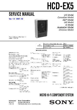 Сервисная инструкция Sony HCD-EX5 (CMT-EX5) ― Manual-Shop.ru