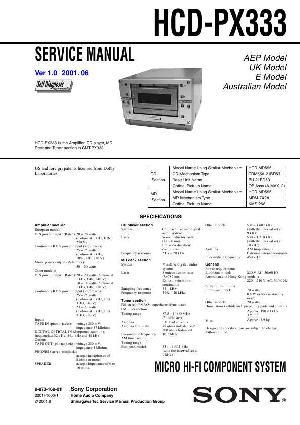 Сервисная инструкция Sony HCD-PX333 (CMT-PX333) ― Manual-Shop.ru
