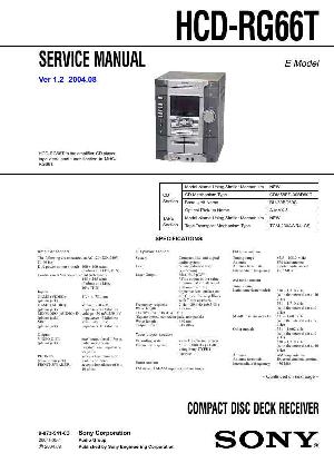 Сервисная инструкция Sony HCD-RG66T (MHC-RG66T) ― Manual-Shop.ru