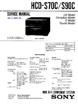 Сервисная инструкция Sony HCD-S70C, HCD-S90C ― Manual-Shop.ru