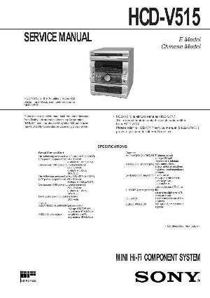 Сервисная инструкция Sony HCD-V515 (MHC-V515) ― Manual-Shop.ru