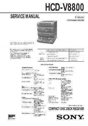 Сервисная инструкция Sony HCD-V8800 (LBT-V8800AV) ― Manual-Shop.ru