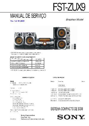 Сервисная инструкция Sony HCD-ZUX9, FST-ZUX9 BRAZILIAN ― Manual-Shop.ru