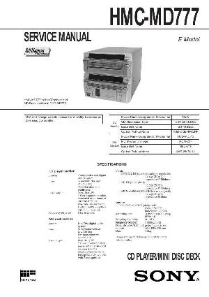 Сервисная инструкция Sony HMC-MD777 (DHC-MD777) ― Manual-Shop.ru