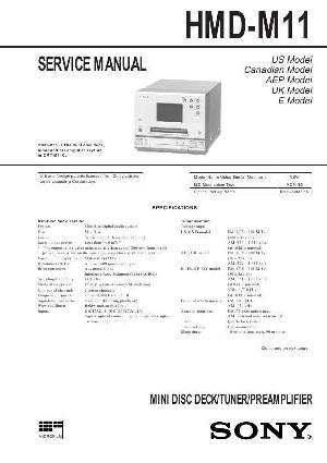 Сервисная инструкция Sony HMD-M11 ― Manual-Shop.ru