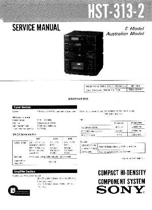 Сервисная инструкция Sony HST-313-2 ― Manual-Shop.ru