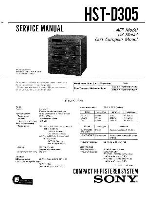 Сервисная инструкция Sony HST-D305 ― Manual-Shop.ru