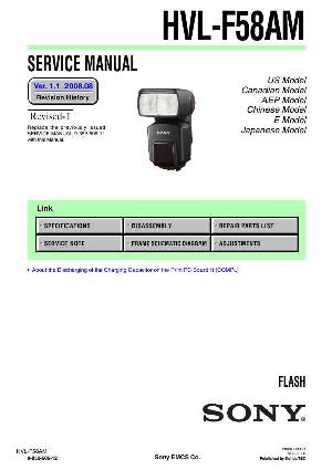 Сервисная инструкция Sony HVL-F58AM ― Manual-Shop.ru