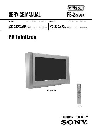 Сервисная инструкция Sony KD-28DX40U, KD-32DX40U  ― Manual-Shop.ru