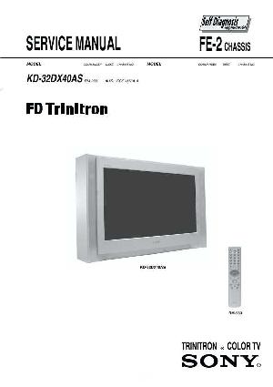 Сервисная инструкция Sony KD-32DX40AS, FE-2 chassis ― Manual-Shop.ru