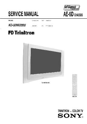 Сервисная инструкция Sony KD-32NX200U, AE-6D  ― Manual-Shop.ru