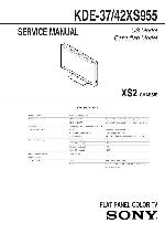 Сервисная инструкция Sony KDE-37XS955, XS2 chassis