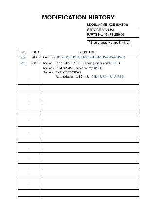 Сервисная инструкция Sony KDE-50XS955 ― Manual-Shop.ru