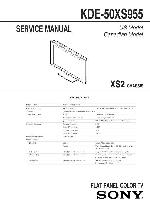 Сервисная инструкция Sony KDE-50XS955