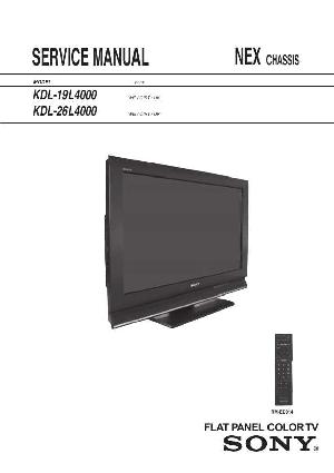 Сервисная инструкция Sony KDL-19L4000, KDL-26L4000 ― Manual-Shop.ru