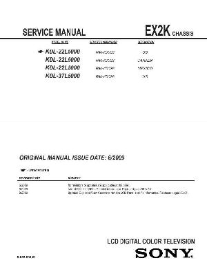 Сервисная инструкция Sony KDL-22L5000, KDL-37L5000 ― Manual-Shop.ru