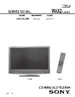 Сервисная инструкция Sony KDL-23S2000 WAX2