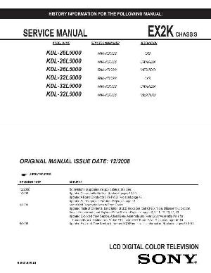 Сервисная инструкция Sony KDL-26L5000, KDL-32L5000 EX2K ― Manual-Shop.ru
