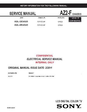 Сервисная инструкция Sony KDL-32CX525, 40CX525, LVL3 (схема) ― Manual-Shop.ru
