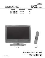 Сервисная инструкция Sony KDL-32S20L1, KDL-40S20L1 WAX2