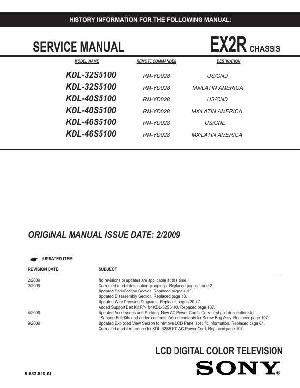 Сервисная инструкция Sony KDL-32S5100, KDL-40S5100, KDL-46S5100 EX2R ― Manual-Shop.ru