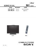 Сервисная инструкция Sony KDL-37M3000, MA1 chassis