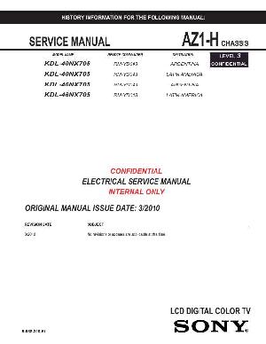 Сервисная инструкция Sony KDL-40NX705, 46NX705, LVL3 (схема) ― Manual-Shop.ru