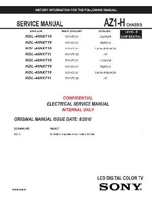 Сервисная инструкция Sony KDL-40NX710, 40NX711, 46NX710, 46NX711, LVL3 (схема) ― Manual-Shop.ru