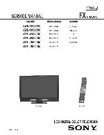 Сервисная инструкция Sony KDL-40S4100, KDL-46S4100 FX chassis