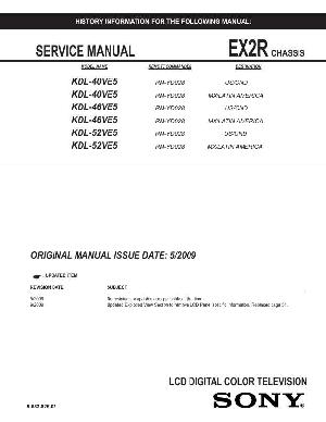 Сервисная инструкция Sony KDL-40VE5, KDL-46VE5, KDL-52VE5 EX2R ― Manual-Shop.ru