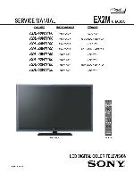 Сервисная инструкция Sony KDL-40W5100, KDL-46W5150, KDL-52W5100, KDL-52W5150 EX2M