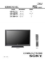Сервисная инструкция Sony KDL-40WL130, KDL-52W3000, KDL-52WL130, KDL-52WL135 FIX2