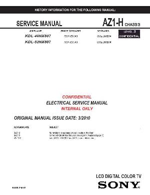 Сервисная инструкция Sony KDL-46NX807, 52NX807, LVL3 (схема) ― Manual-Shop.ru